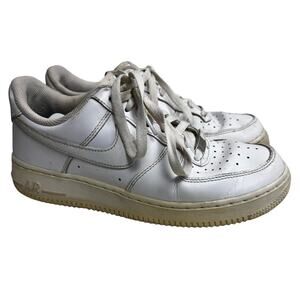 Nike Air Force 1 Triple White Low Top Women's Size 9 Sneakers 315115-1125